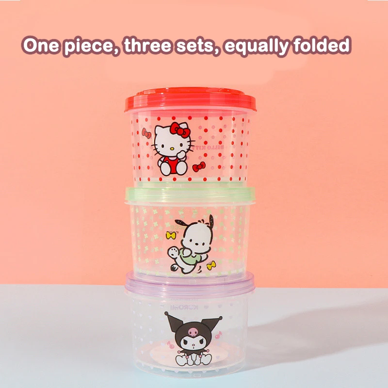 Kitty Bento Box Set 3 Pieces C - Food Storage With Colander recensie en prijs