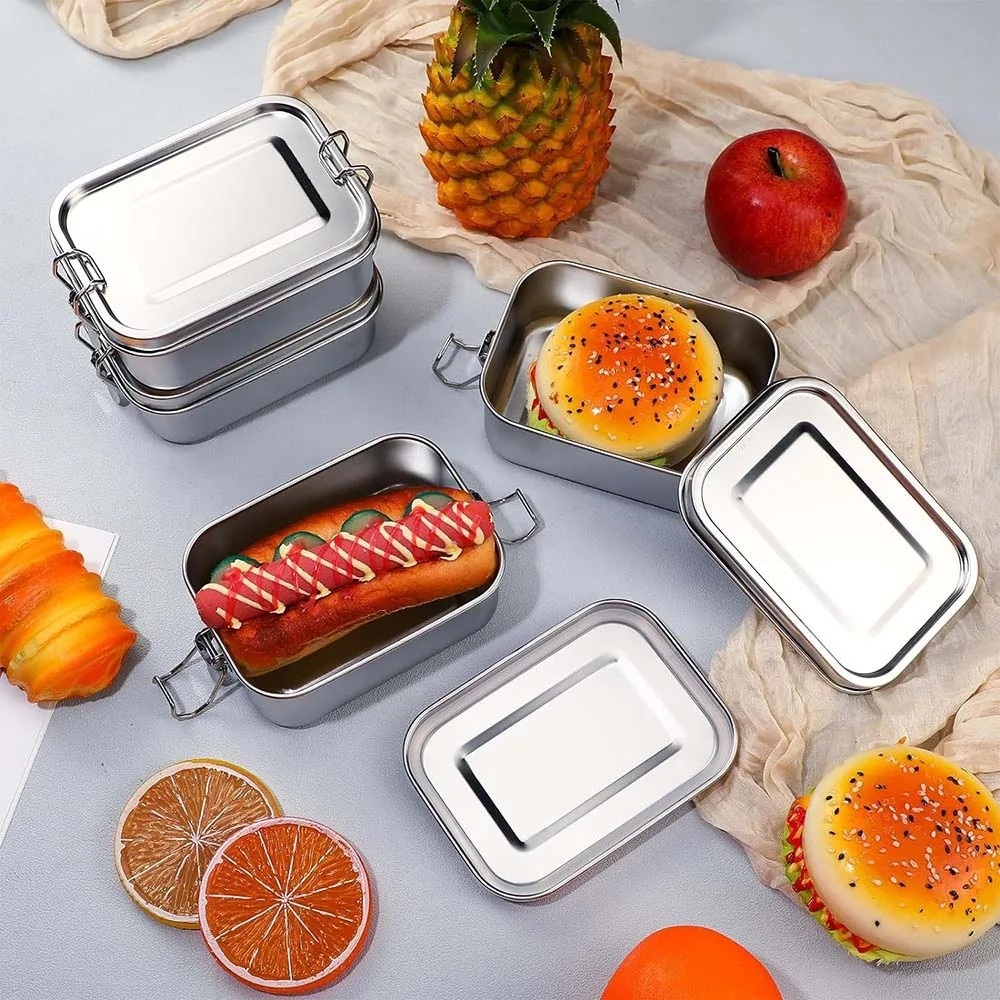 Stainless Steel Bento Box Meta - Food Storage Stainless Steel Containers recensie en prijs