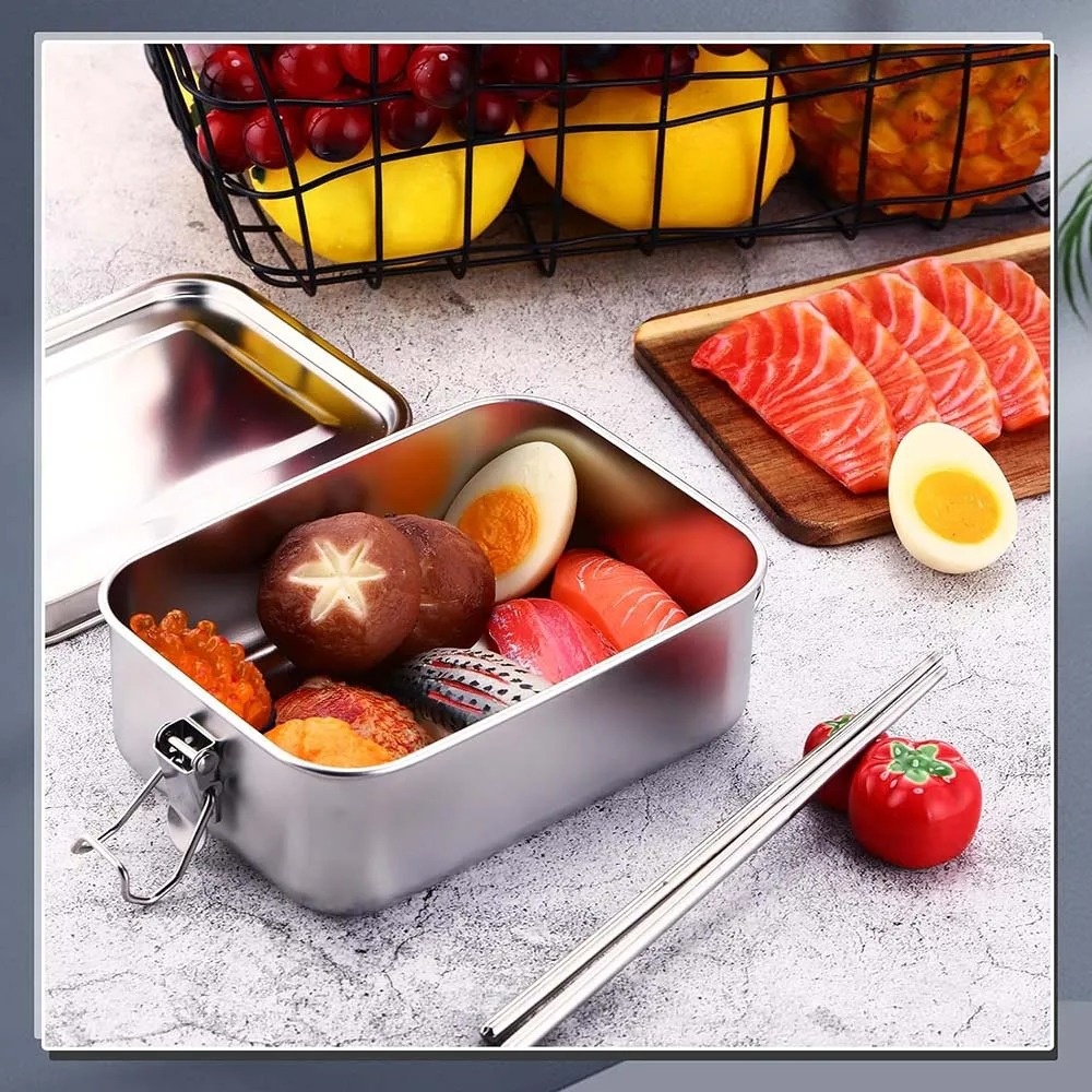 Stainless Steel Bento Box Meta - Food Storage Stainless Steel Containers recensie en prijs